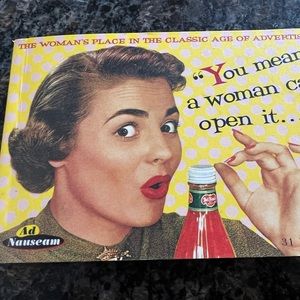 You mean a women can open it-31 post cards